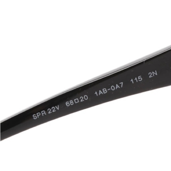 Prada SPR022V Black Butterfly Sunglasses with Case and box - Picture 7 of 12